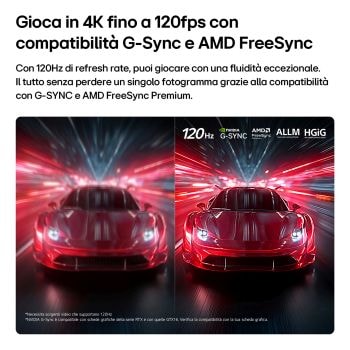 Compatibilità G-Sync e AMD FreeSync TV OLED77B6ELC 2026